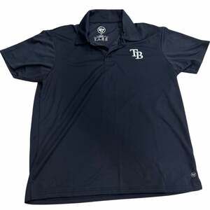 Tampa Bay Rays '47 Brand Men's Large Navy Blue Performance Polo Shirt MLB